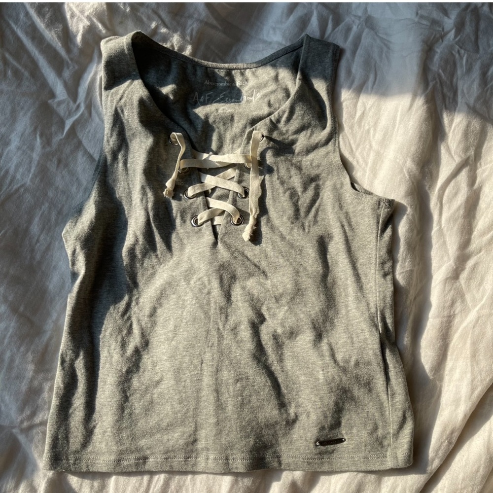 A&F Lace Up Tank Top